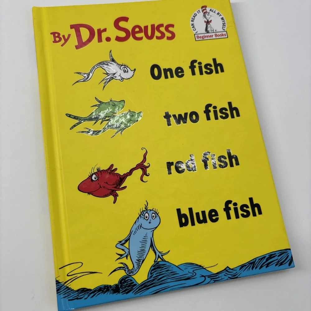 Dr Seuss Bundle Green‎ Eggs And Ham Hop On Pop Cat In Hat One Fish Two Fish Red